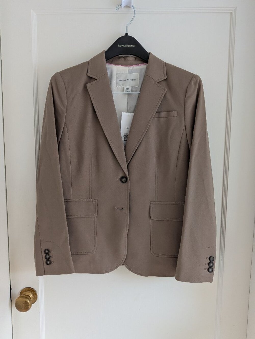 ~NWT~ Banana Republic Brown Suit Set Pants and Jacket Size 10 / 10P